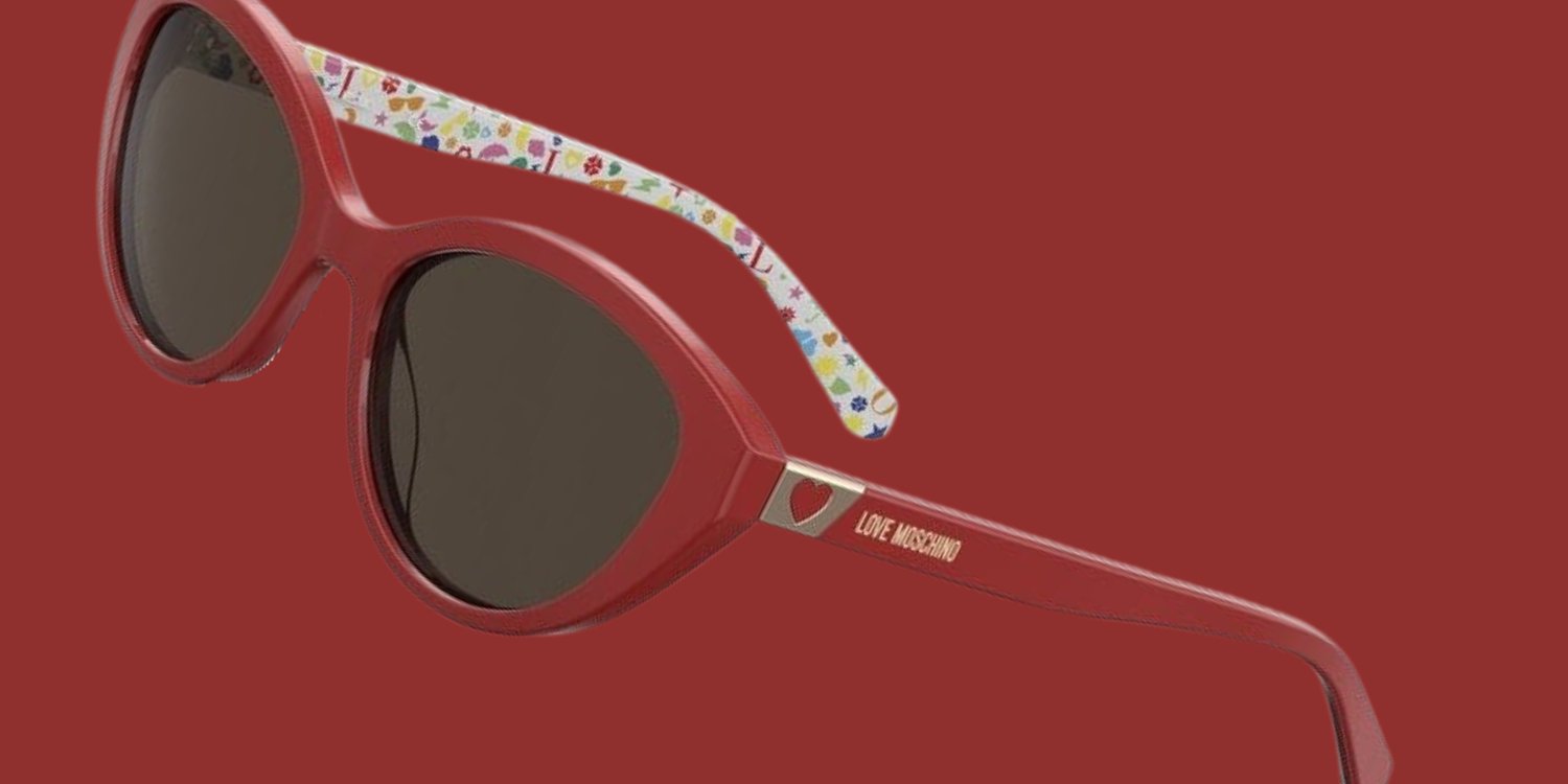 image of love moschino sunglasses