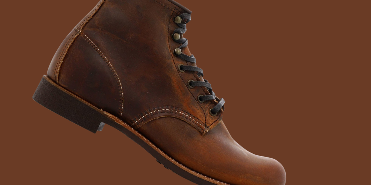 red wing shoes blacksmith copper rough & tough ankle boots  