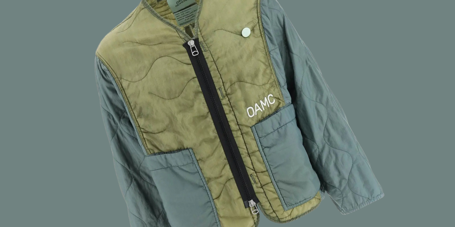 image of oamc re:work zipped liner