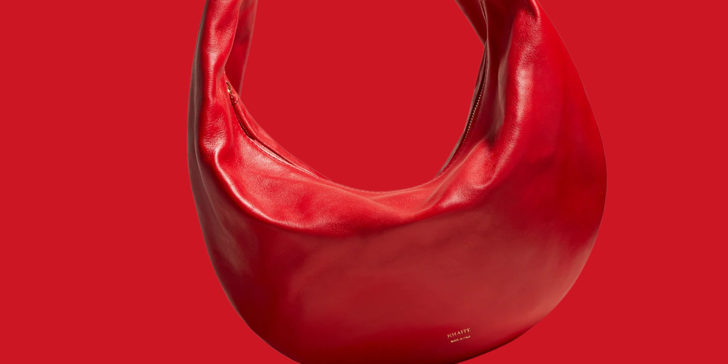 image of khaite olivia medium shoulder bag