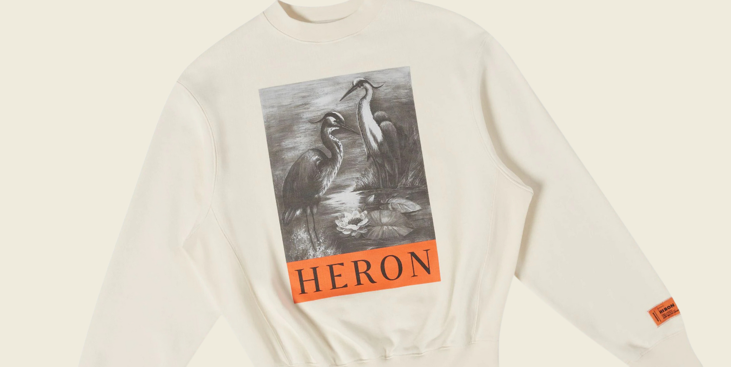 image of heron preston nf heron crewneck