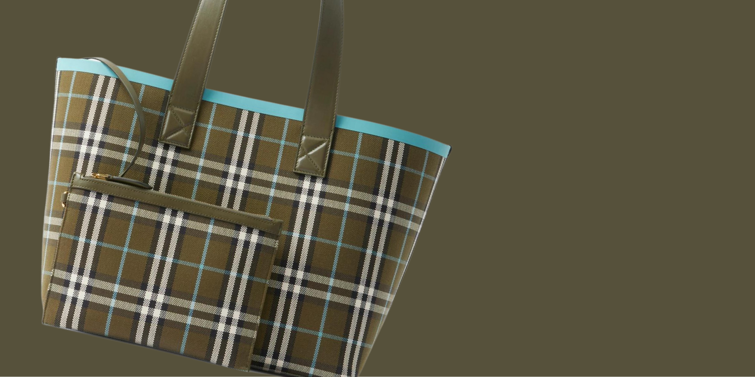 image of burberry london tote bag
