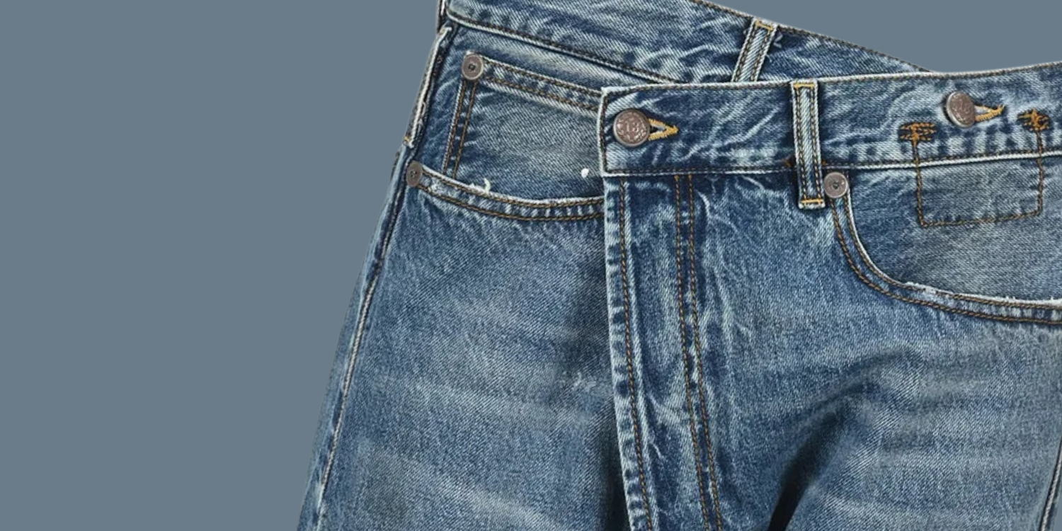 image of r13 crossover jeans