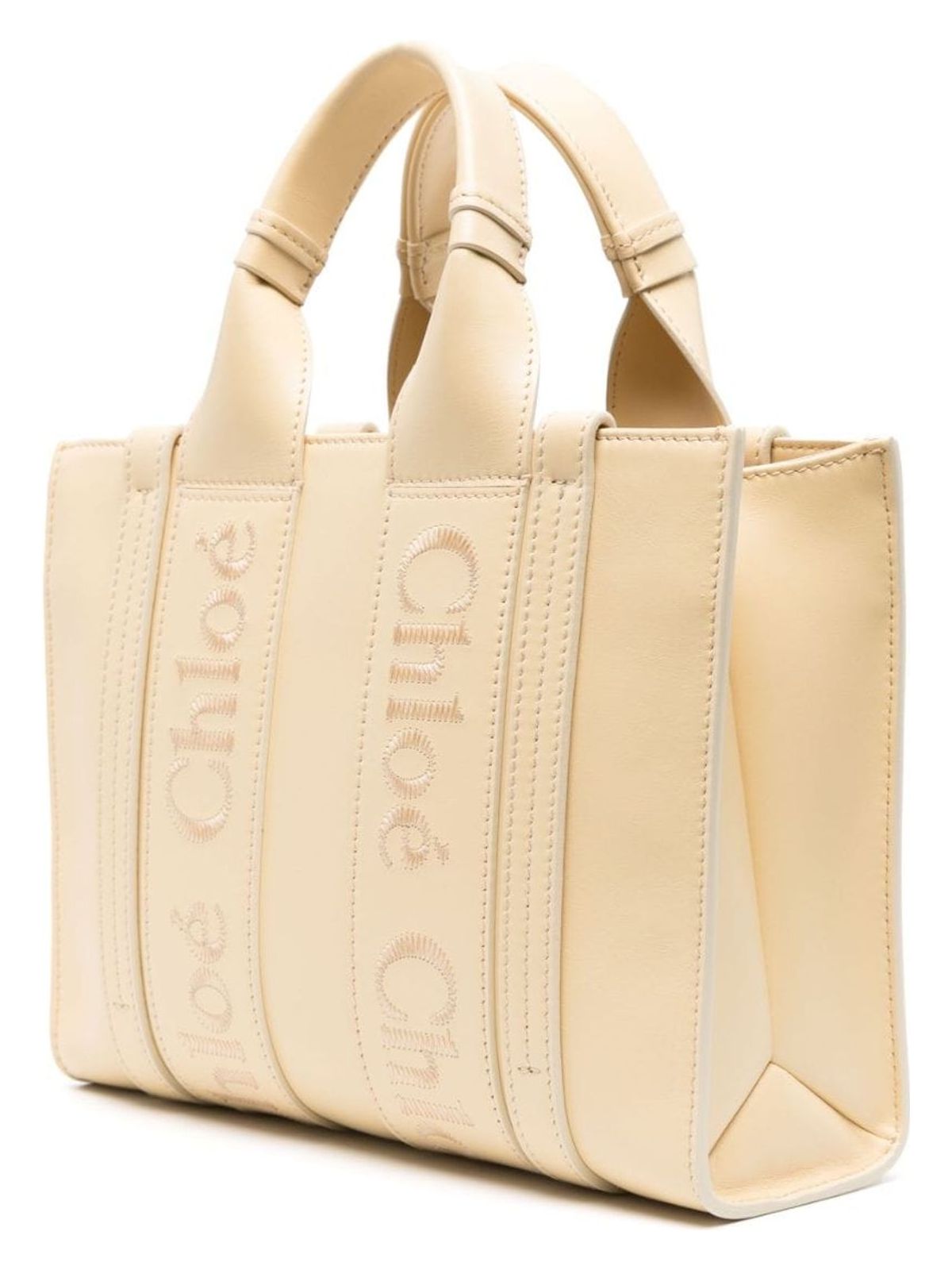 WOODY752 CHLOÉ WOODY SMALL LEATHER TOTE