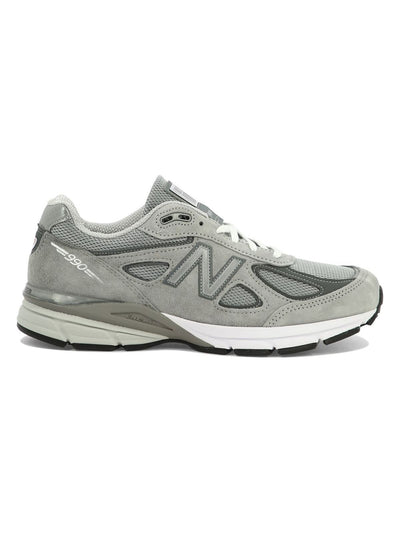 Grey NEW BALANCE "MADE IN USA 990V4 CORE" SNEAKERS