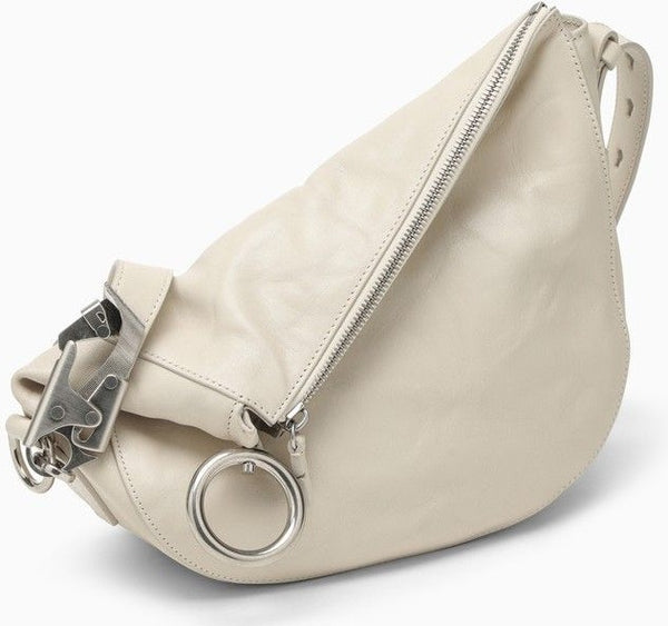 B7348 BURBERRY  KNIGHT SMALL SOAP-COLOURED LEATHER BAG