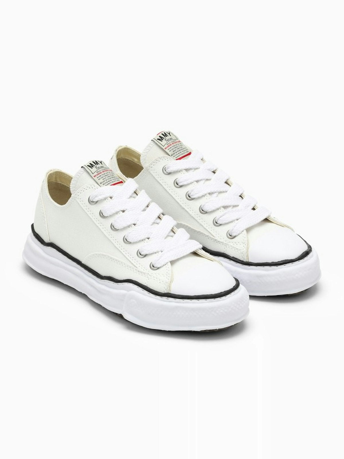 WHT MAISON MIHARA YASUHIRO	  WHITE PETERSON LOW SNEAKERS IN CANVAS