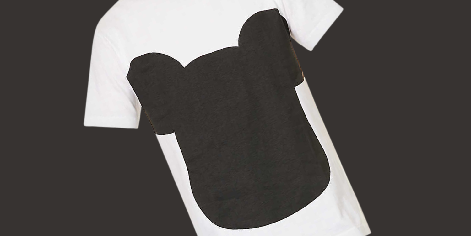 image of Comme Des Garçons Shirt bearbrick t-shirt