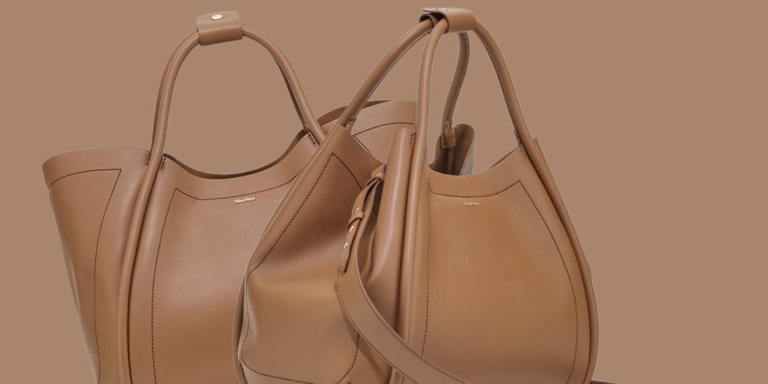 Womens Max Mara Handbags | Leather Bag Earth - Marty B Stone