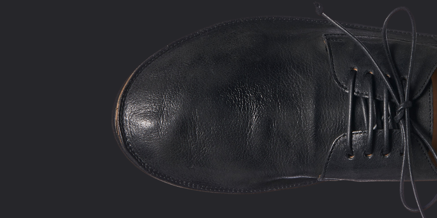 image of marsell leather derby