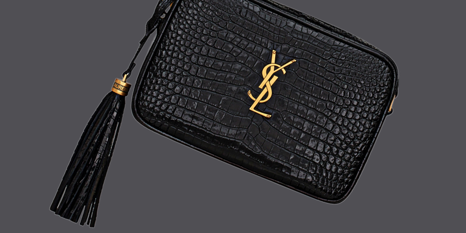 Ysl lou discount croc camera bag