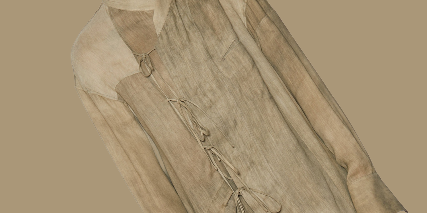 image of ziggy chen viscose shirt