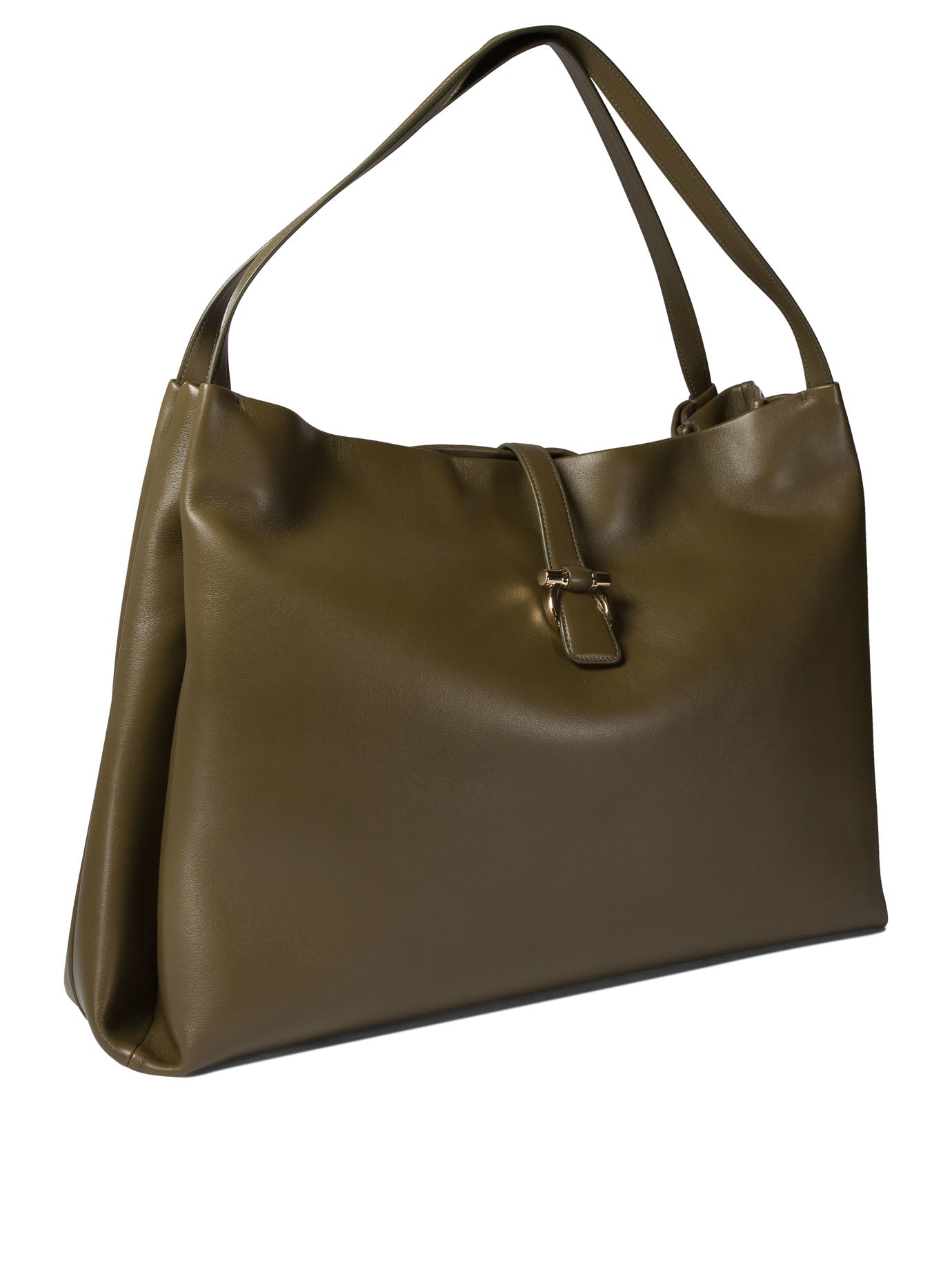 Green FERRAGAMO "TOTE" SHOULDER BAG