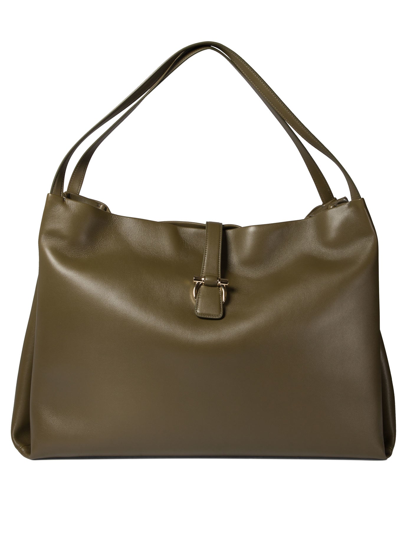 Green FERRAGAMO "TOTE" SHOULDER BAG