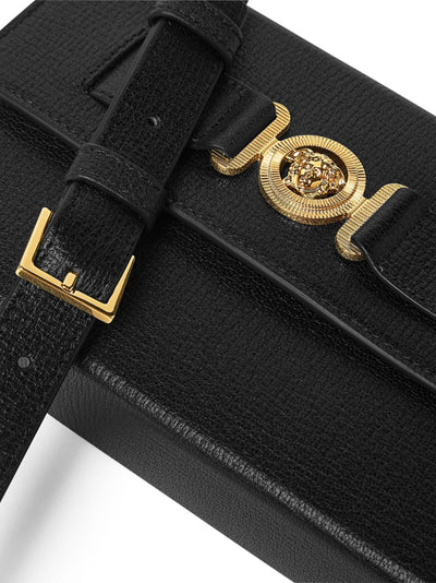 1A105441B00V VERSACE MEDUSA BIGGIE LEATHER CLUTCH BAG