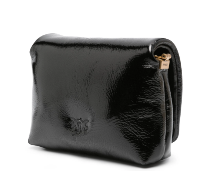 A1J5Z99B PINKO BLACK LEATHER BAG WITH BUCKLE