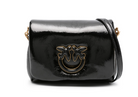 A1J5Z99B PINKO BLACK LEATHER BAG WITH BUCKLE