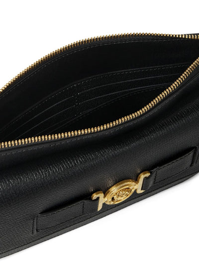 1A105441B00V VERSACE MEDUSA BIGGIE LEATHER SMALL CLUTCH BAG