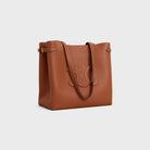 04LU CELINE ANAÏS MEDIUM CABAS BAG IN TRIOMPHE LEATHER AND CALFSKIN WITH GRANULATED TEXTURE