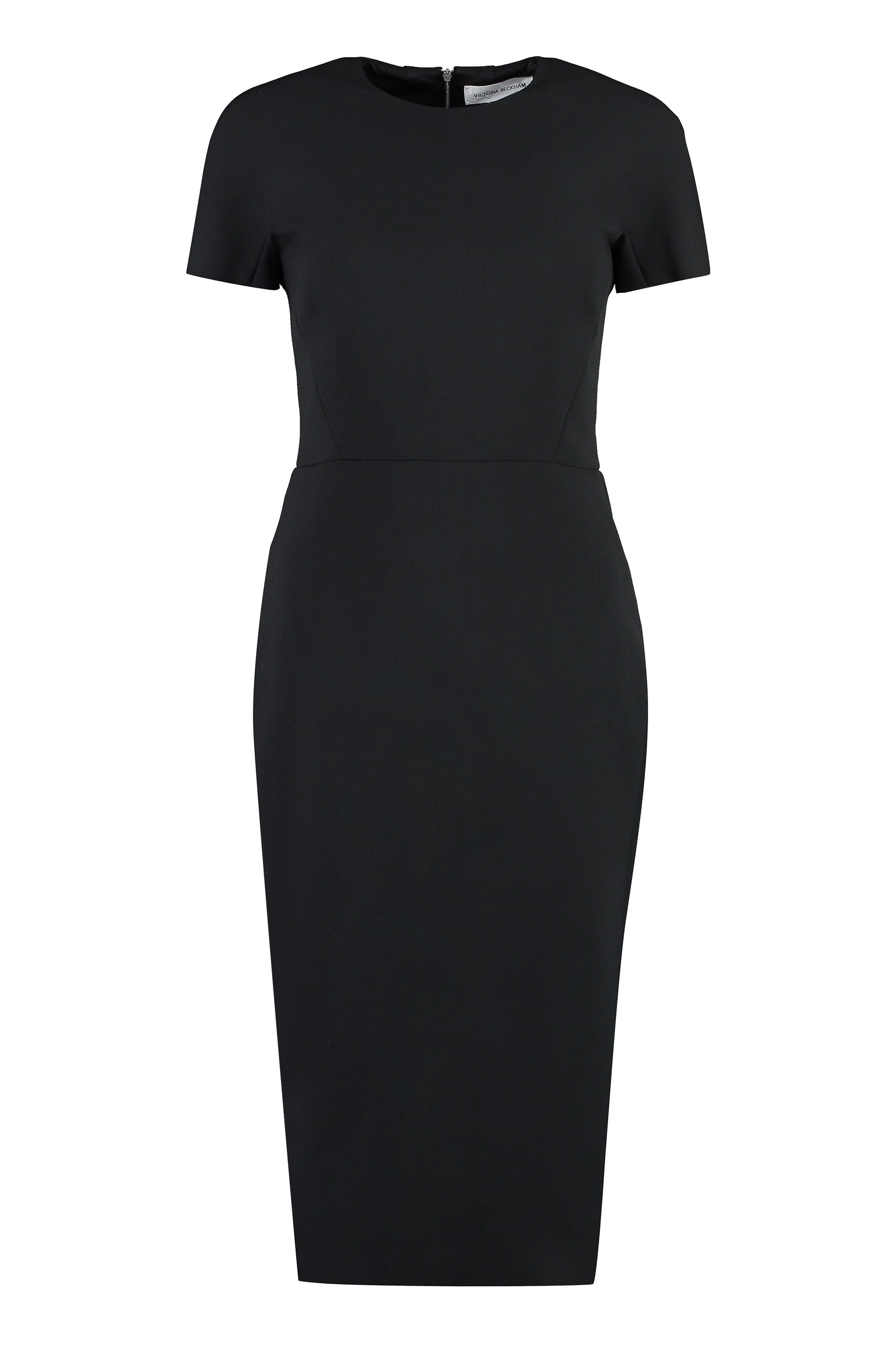 001 VICTORIA BECKHAM CREPE T-SHIRT DRESS