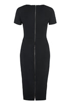 001 VICTORIA BECKHAM CREPE T-SHIRT DRESS