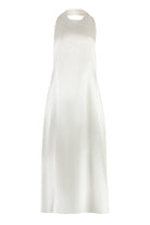 CREAM MAGDA BUTRYM WOOL-BLEND DRESS