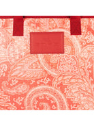 ORANGE ETRO PAISLEY PRINT TOTE BAG