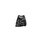 F0002 PRADA  BLACK NYLON MINI POUCH WITH CRYSTALS