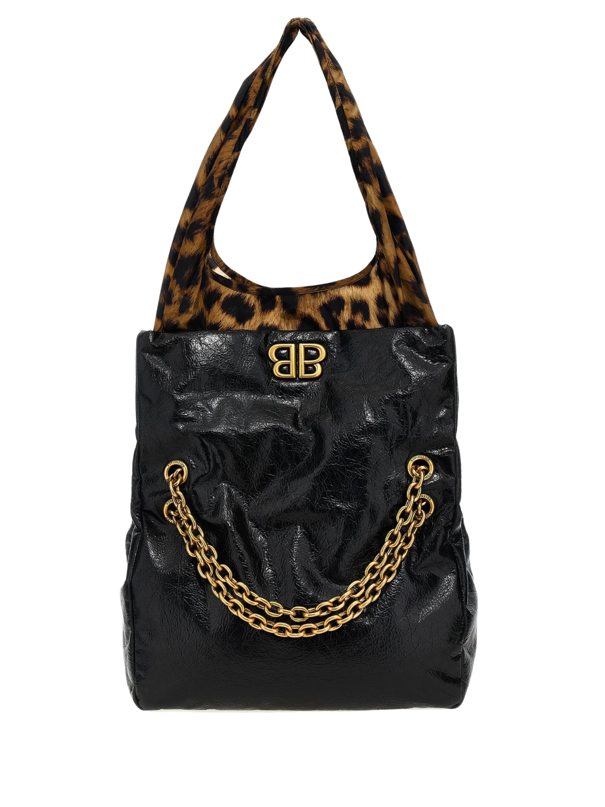 Stylish and versatile Monaco S Chain Bag, a black leather crossbody purse with gold chain strap and quilted design