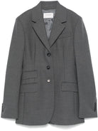 002 MAX MARA SPORTMAX WOOL SINGLE-BREASTED JACKET