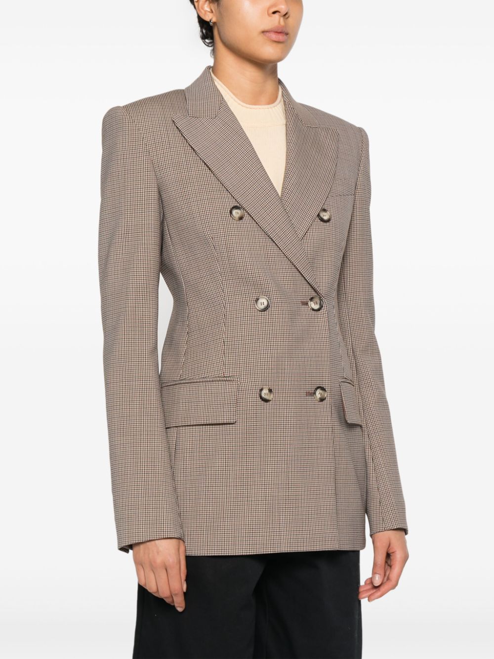 001 MAX MARA SPORTMAX WOOL SINGLE-BREASTED JACKET