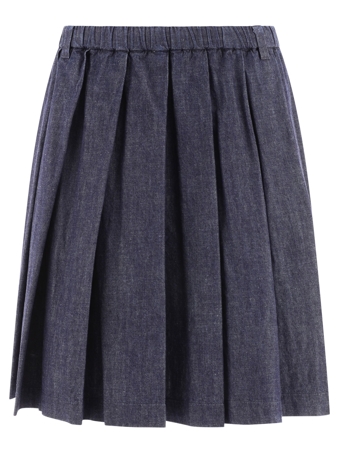 Blue ASPESI PLEATED SKIRT