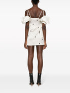 1000OFFWHITEBLACK JACQUEMUS LA MINI ROBE CHOUCHOU BRO DRESS