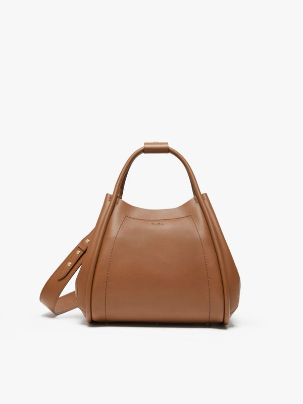 021 MAX MARA MARINS HANDBAG TOBACCO