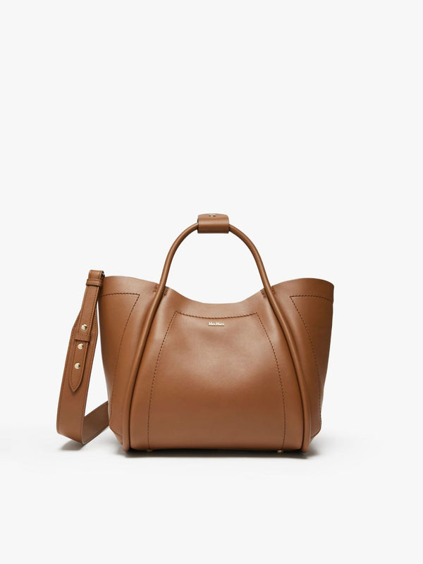 021 MAX MARA MARINS HANDBAG TOBACCO