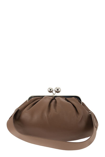 009 WEEKEND MAX MARA CUBICO - MEDIUM PASTRY BAG IN NAPPA LEATHER