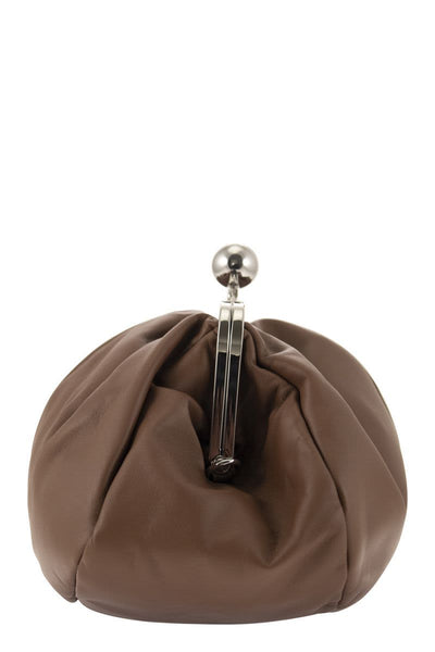 009 WEEKEND MAX MARA CUBICO - MEDIUM PASTRY BAG IN NAPPA LEATHER