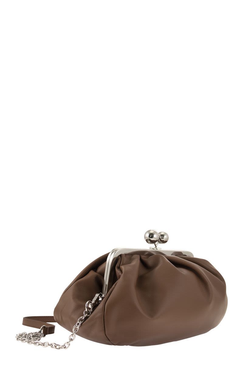 009 WEEKEND MAX MARA CUBICO - MEDIUM PASTRY BAG IN NAPPA LEATHER