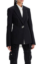 100 THE ATTICO WOOL GABARDINE BLAZER