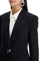 100 THE ATTICO WOOL GABARDINE BLAZER