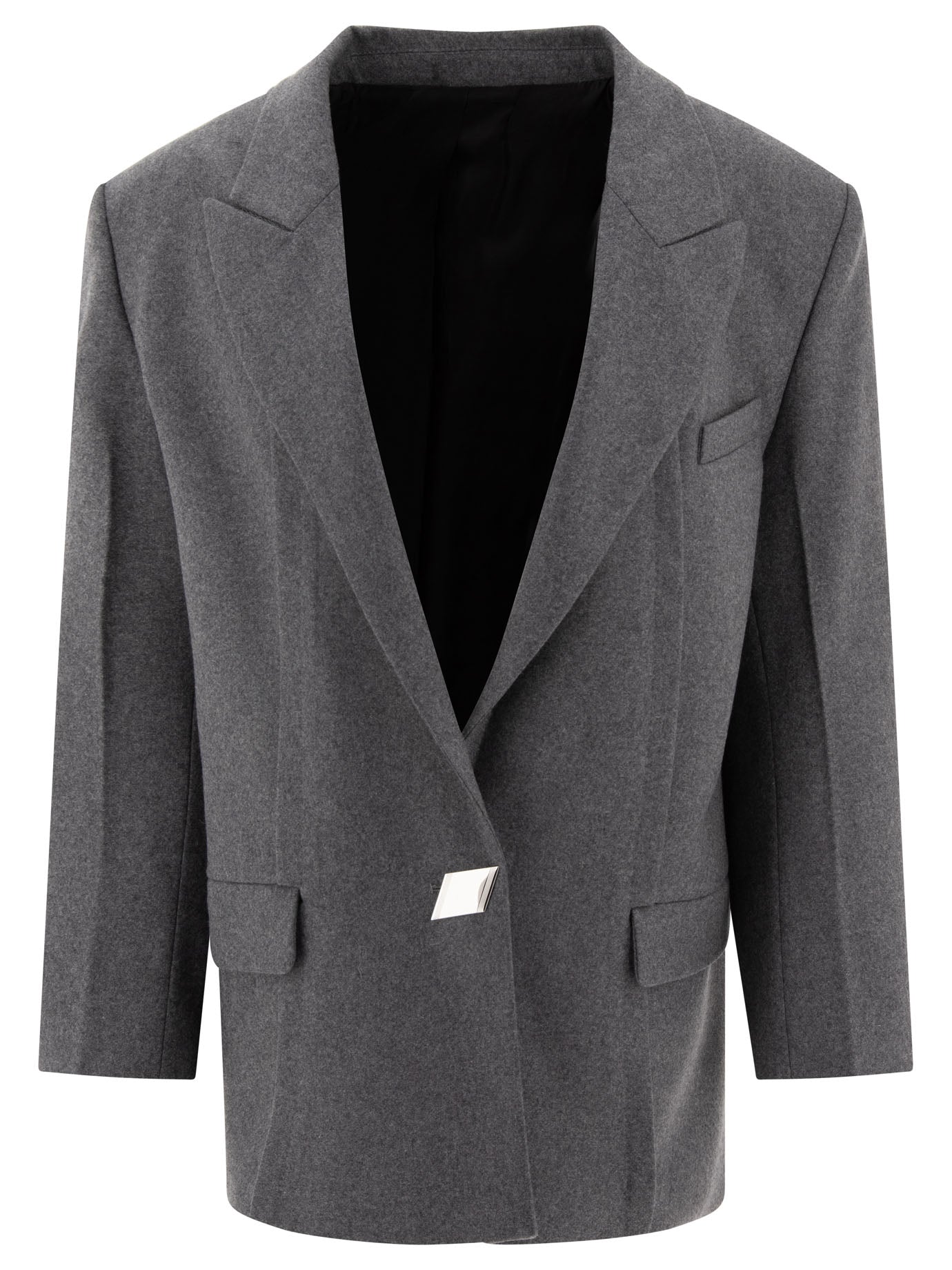 Grey THE ATTICO OVERSIZE BLAZER