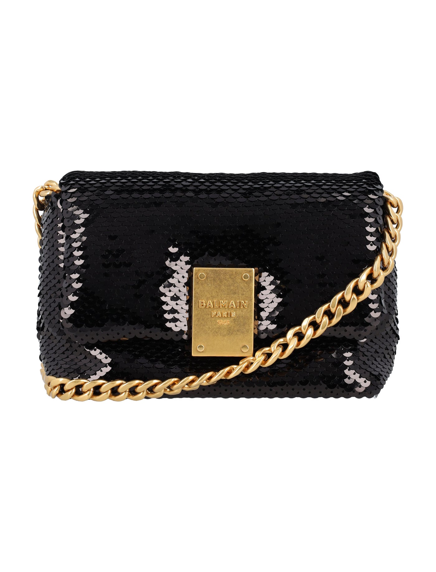 0PA BALMAIN 1945 SEQUIN MINI BAG