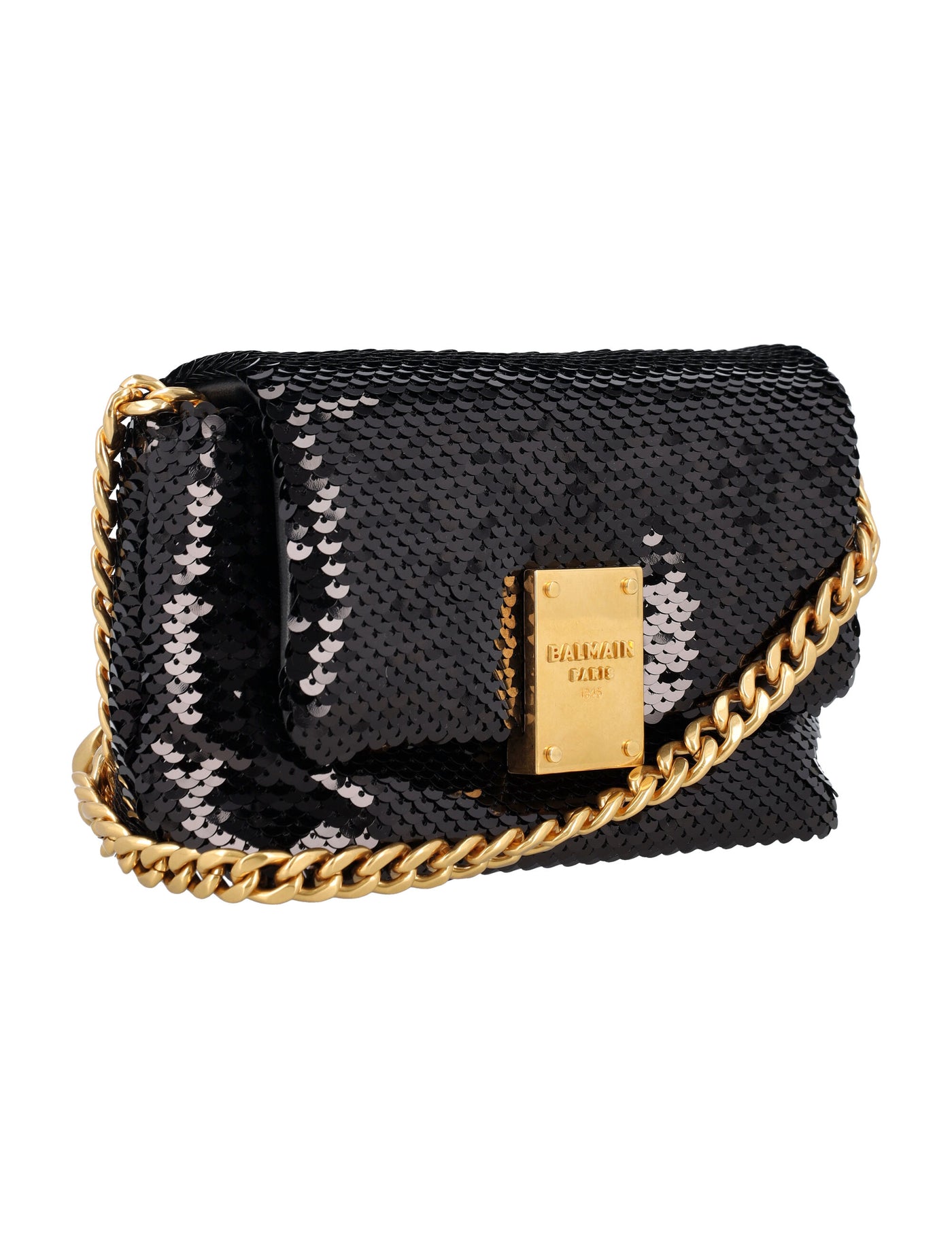 0PA BALMAIN 1945 SEQUIN MINI BAG