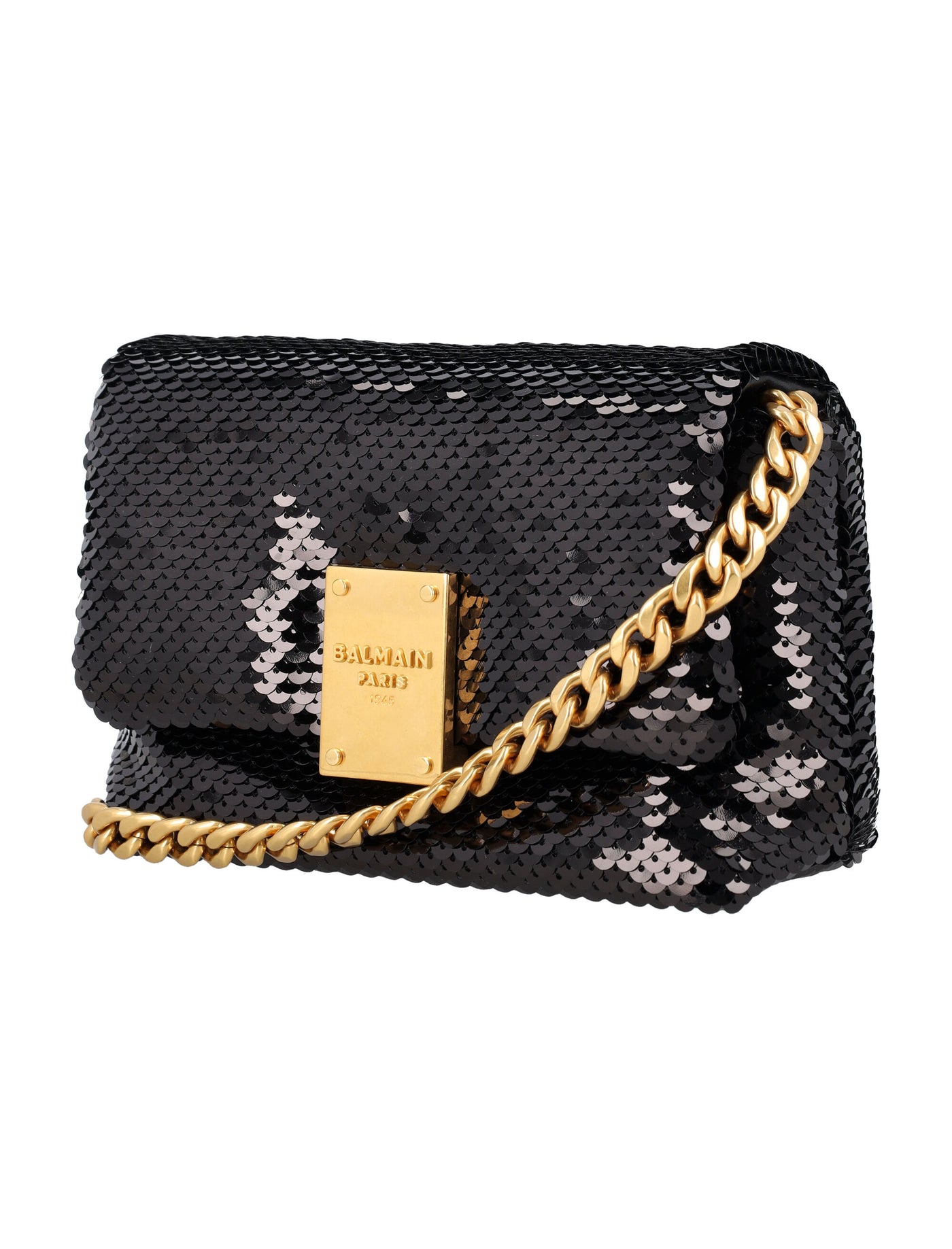 0PA BALMAIN 1945 SEQUIN MINI BAG