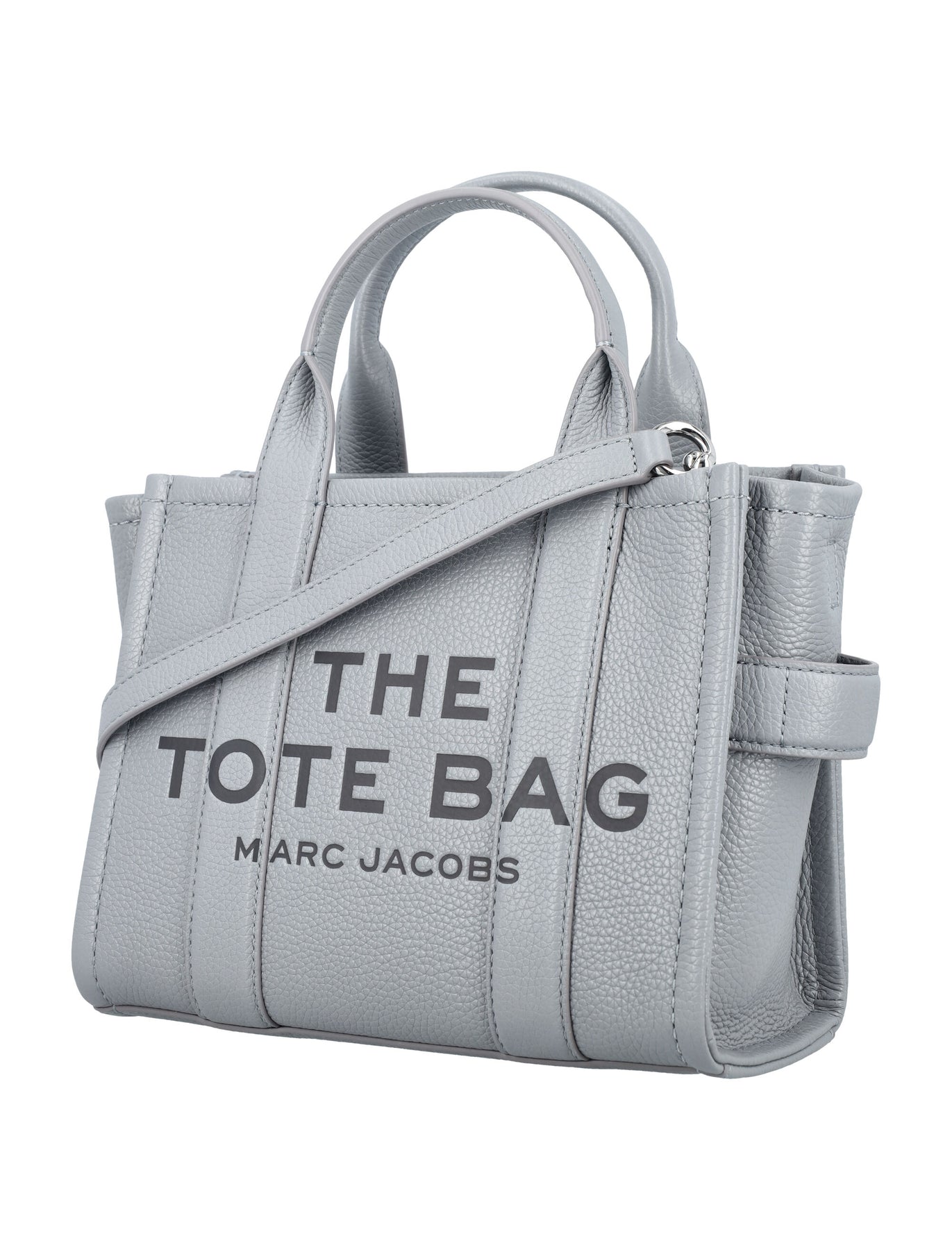 WOLF_GREY MARC JACOBS THE MINI TOTE LEATHER BAG (24AH009L01SP21_050 ...