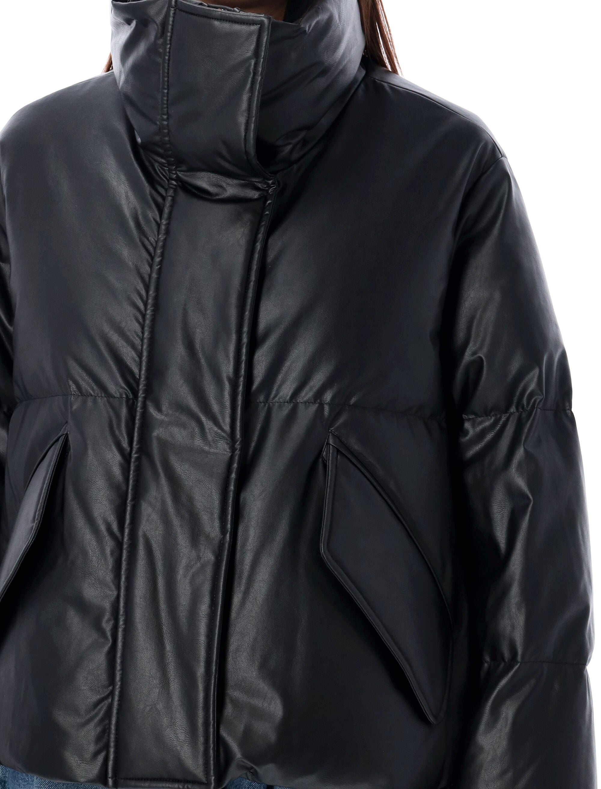 900 MM6 MAISON MARGIELA DOWNJACKET ECO LEATHER