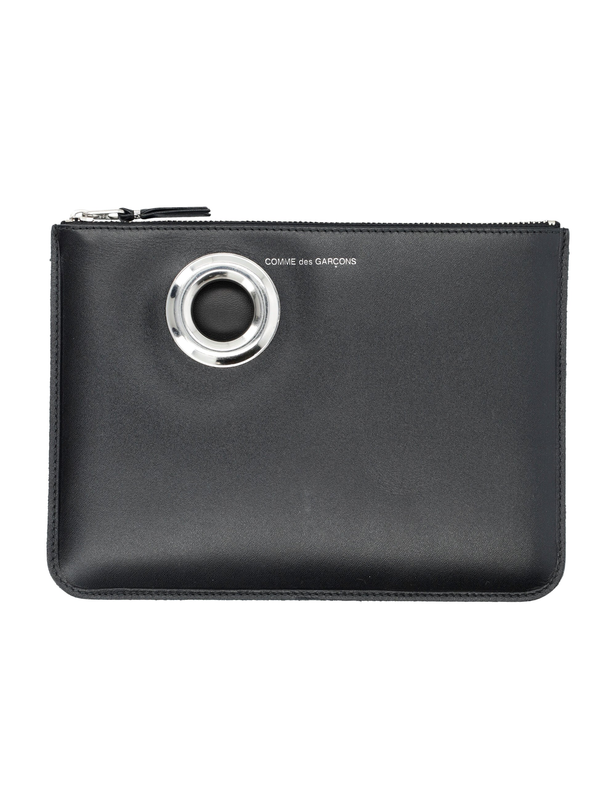 Comme des Garcons eyelet detail Wallet Black