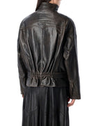 50VB ISABEL MARANT CELIE LEATHER JACKET