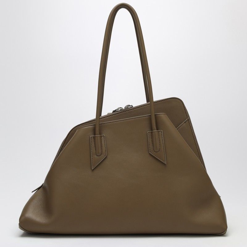 046 THE ATTICO  LA PASSEGGIATA MEDIUM CAMEL BAG