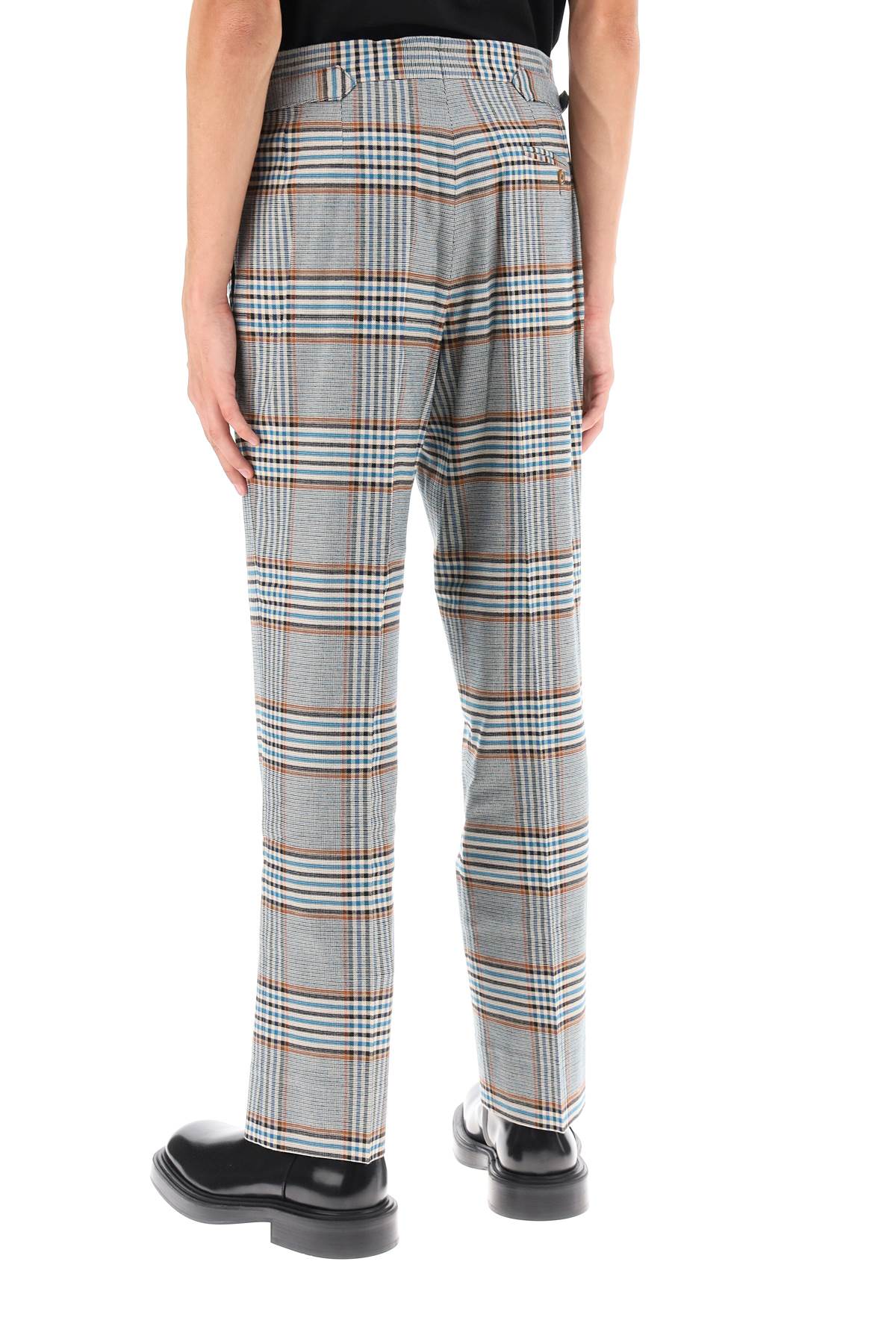 MULTICOLOR VIVIENNE WESTWOOD TARTAN SANG PANTS (2F01000RW00M6LR) | LOZURI